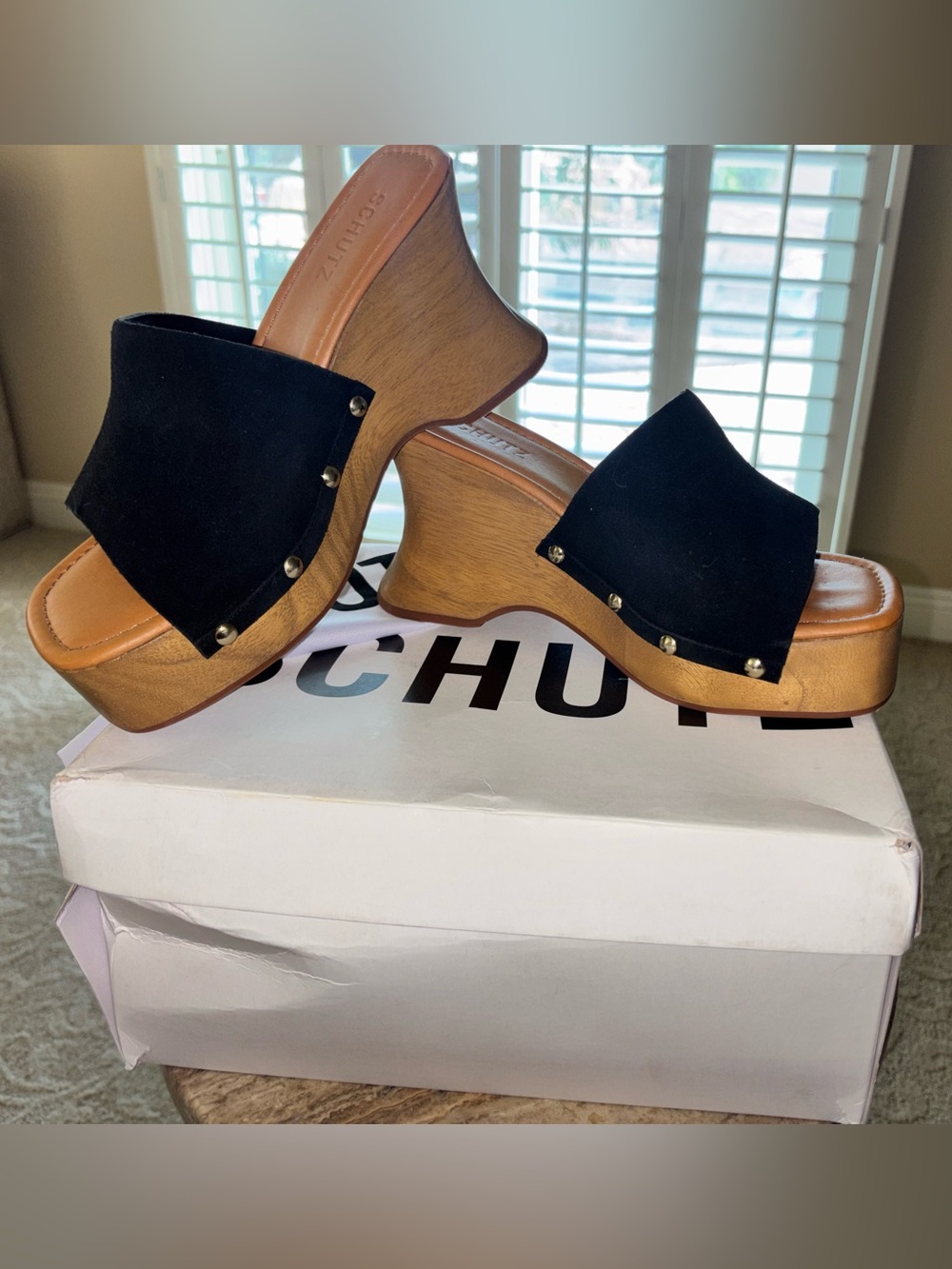 SCHUTZ Lanneh Heeled Woman’s Clogs